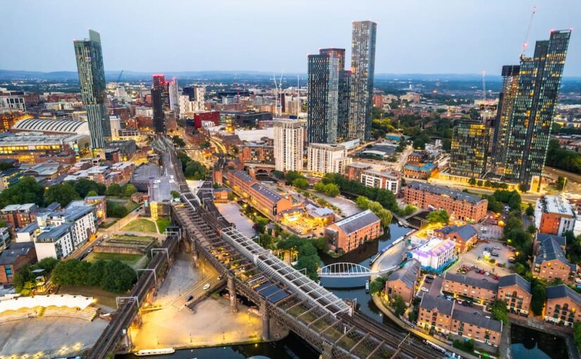 Drug and Alcohol Rehab Manchester Aerial city view