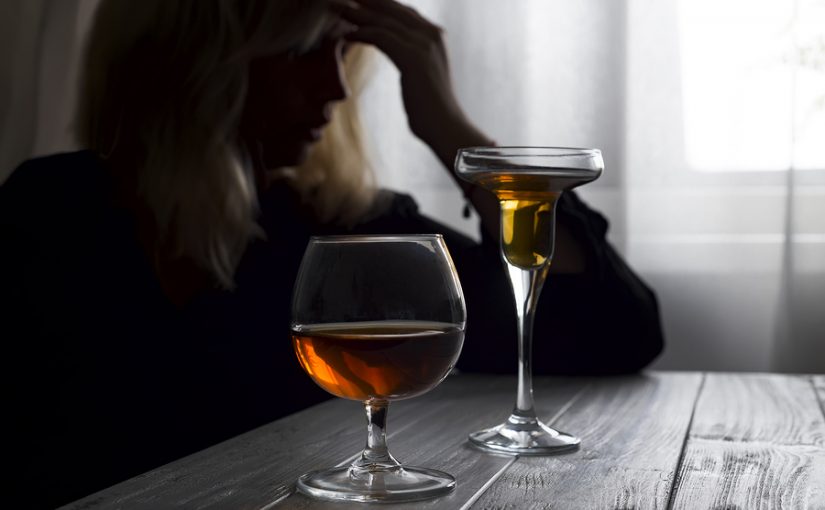 Woman drinking