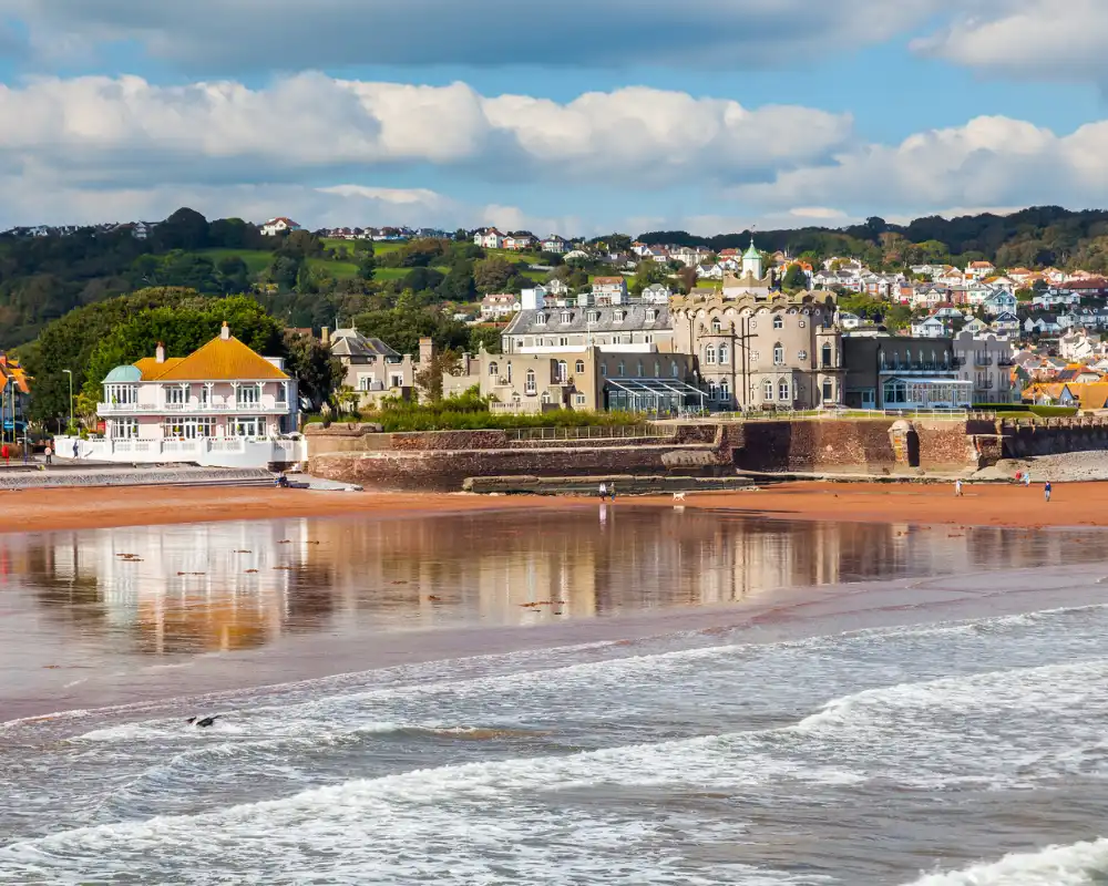 Alcohol Rehab Paignton. Image overlooking Paignton Beach from the pier, Devon.